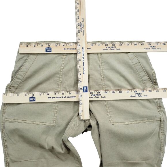 Sanctuary 32 Womens Khaki Pants Straight Leg Beige Tan Pockets Cotton Stretch - Picture 3 of 11